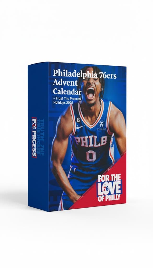Philadelphia 76ers Advent Calendar 2025 – NBA Christmas Countdown Collectible Gift Set - Image 1