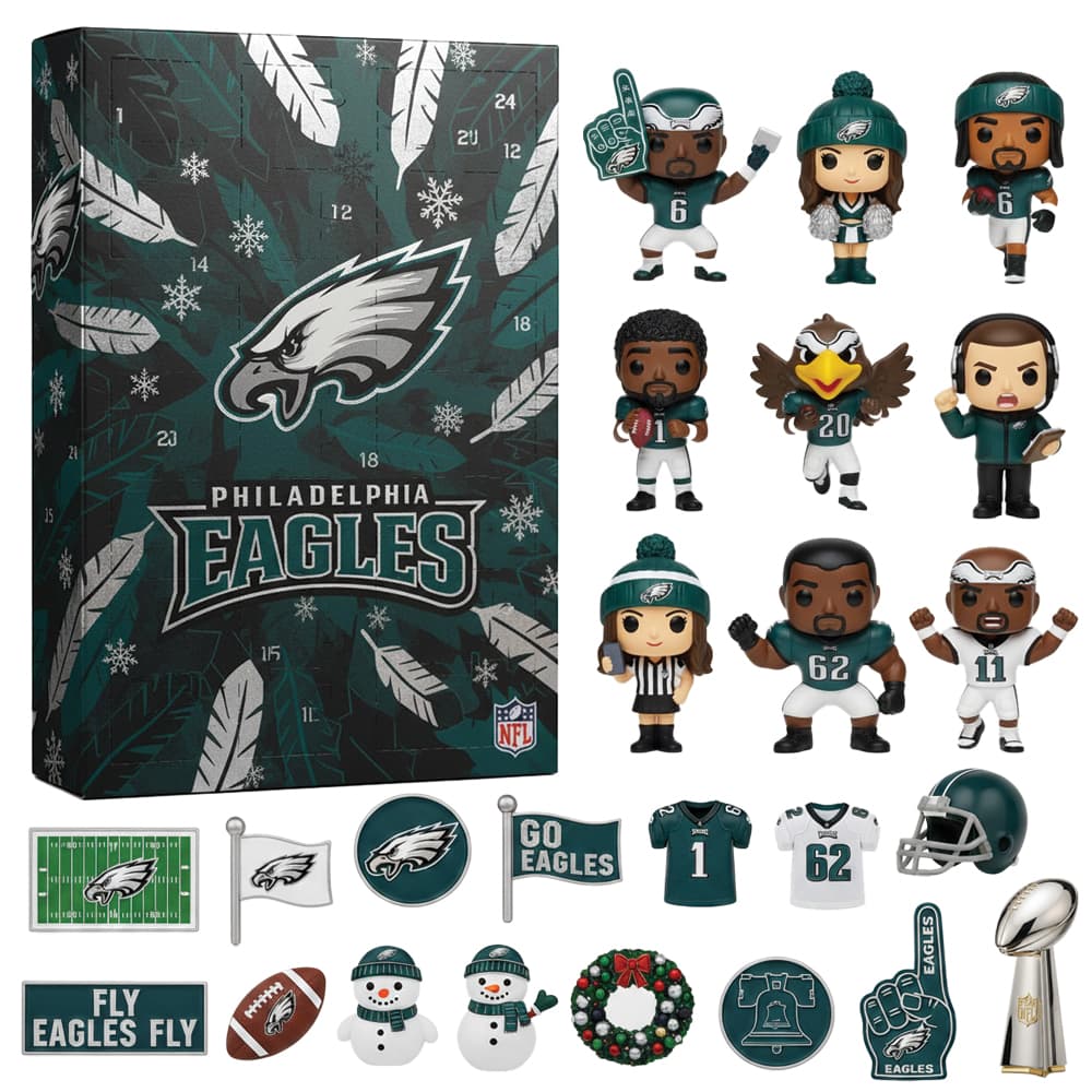 Philadelphia Eagles Advent Calendar Christmas 2025 – Exclusive Gift for Eagles Fans - Image 1