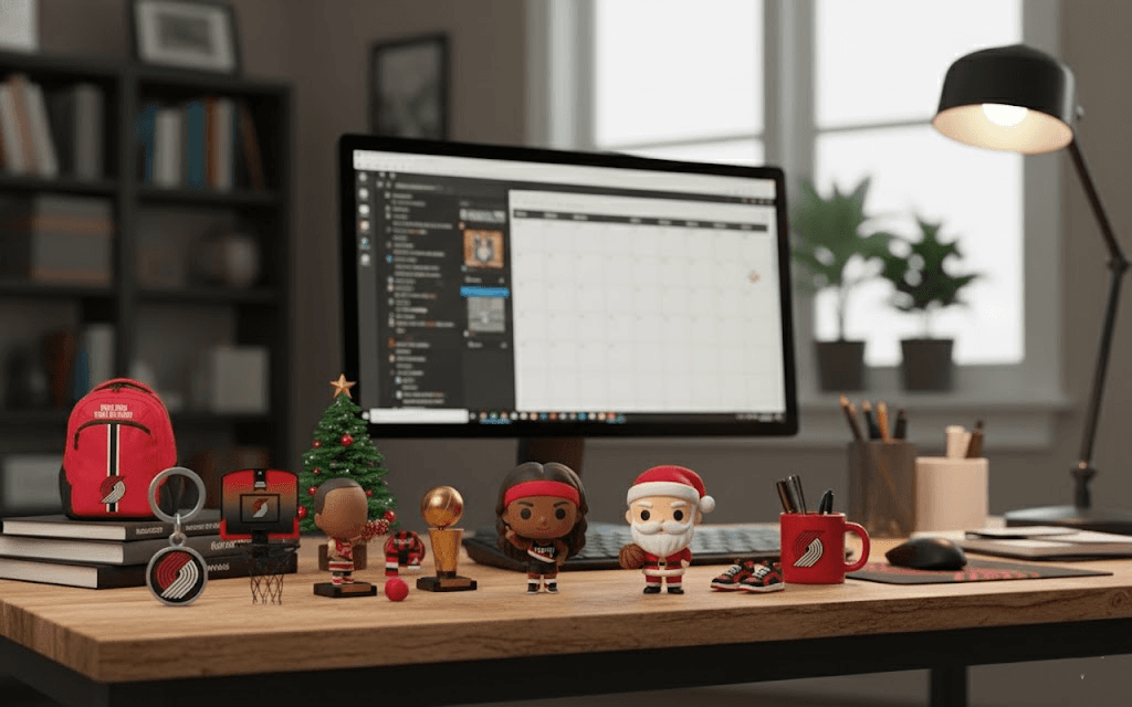 Portland Trail Blazers Advent Calendar 2025 – NBA Christmas Countdown Gift Box for Basketball Lovers - Image 3