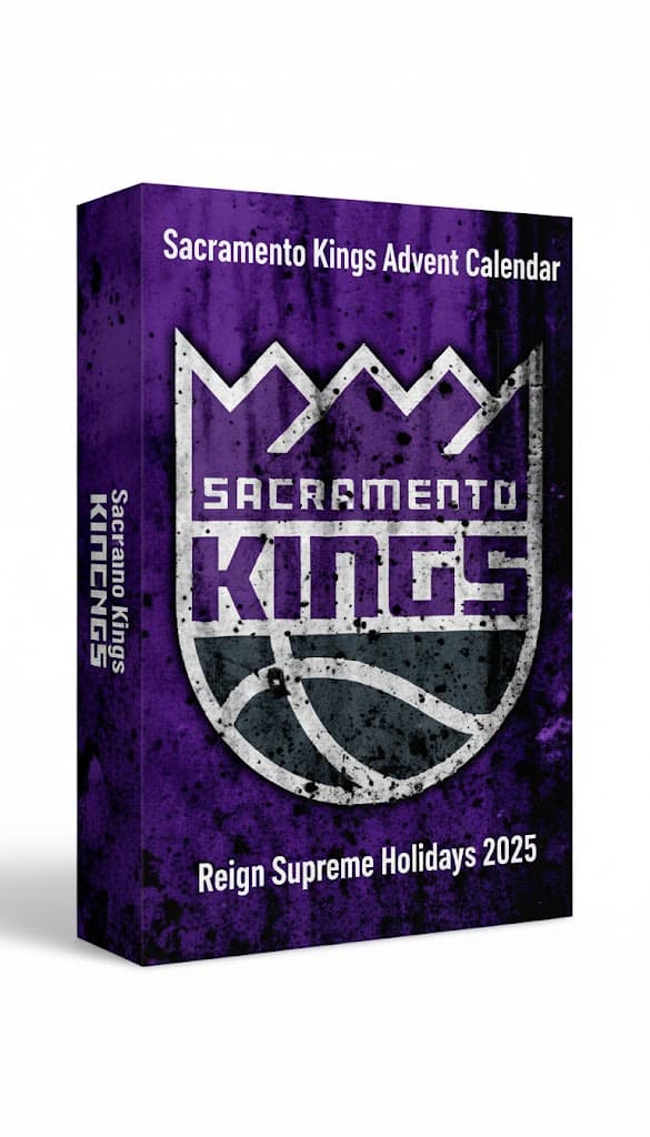 Sacramento Kings Advent Calendar 2025 – NBA Christmas Gift Set for Basketball Fans - Image 1
