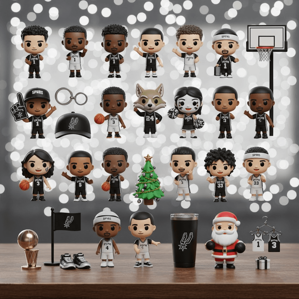 San Antonio Spurs Advent Calendar 2025 – NBA Christmas Countdown Collectible Gift Box - Image 2