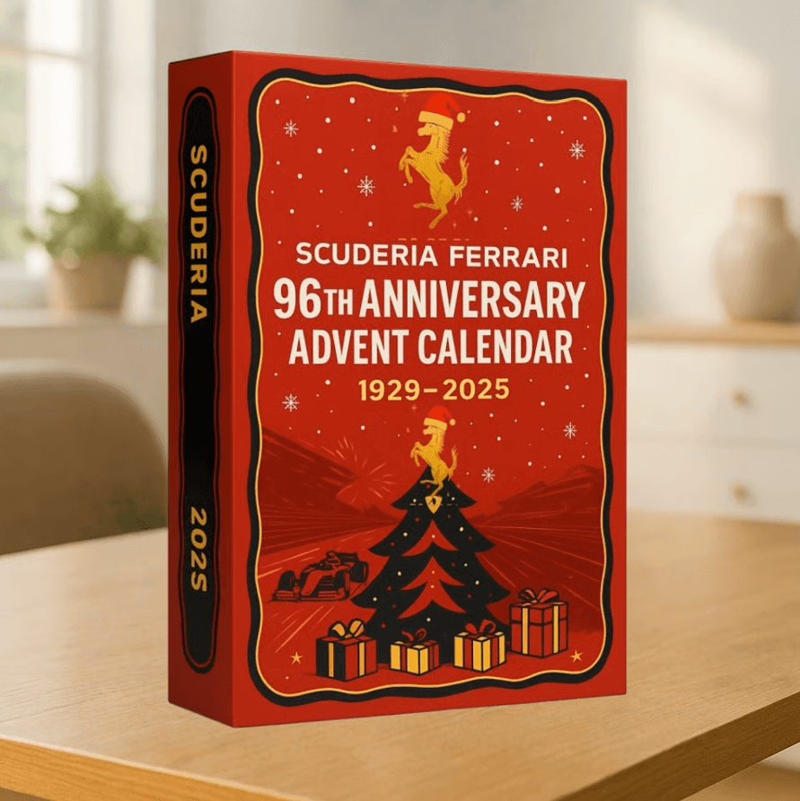 Scuderia Ferrari F1 96th Anniversary Advent Calendar 2025 (24 Racing Ornaments) - Image 2