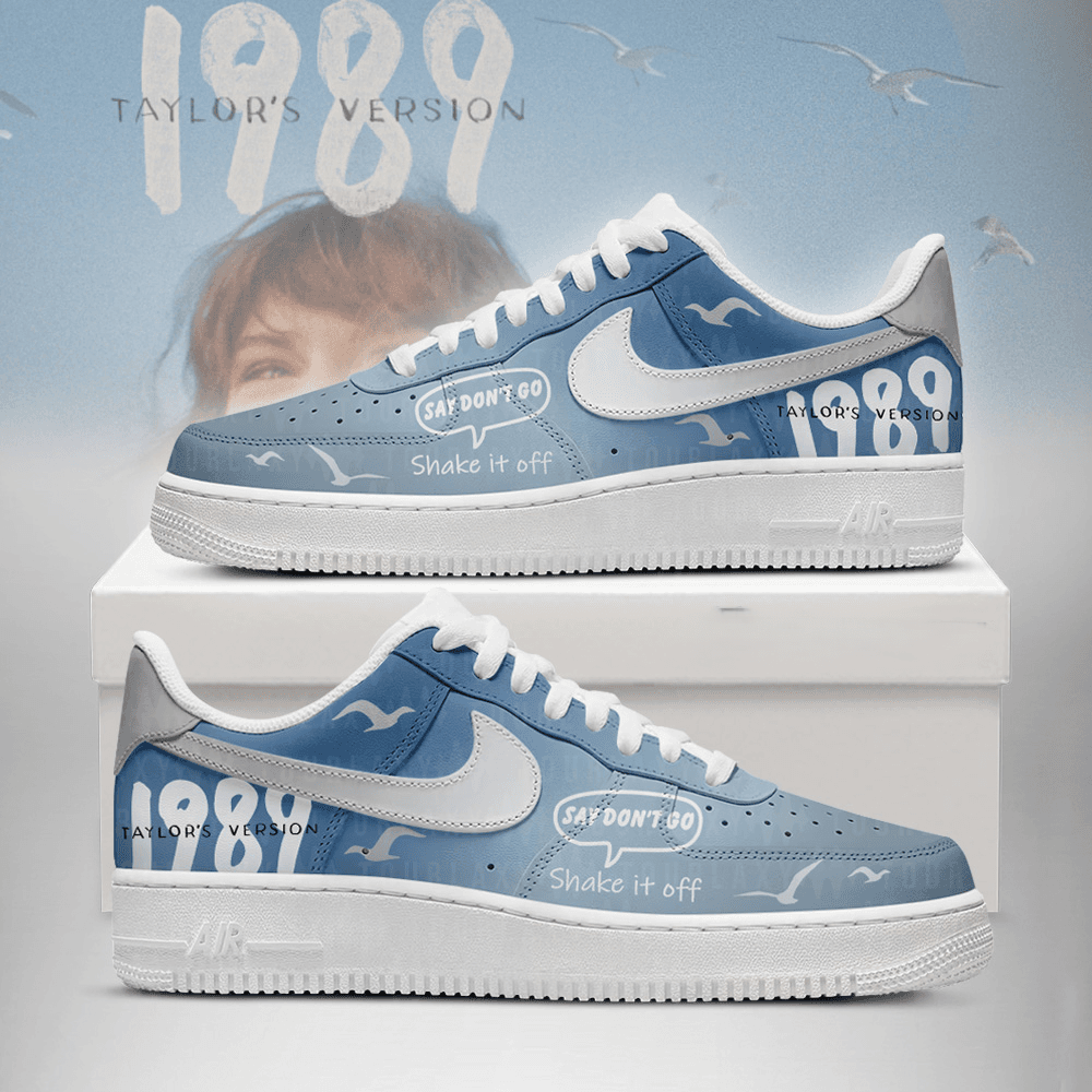 Taylor Swift Albums Custom AF1 Style Sneakers - The Eras Collection - Image 1