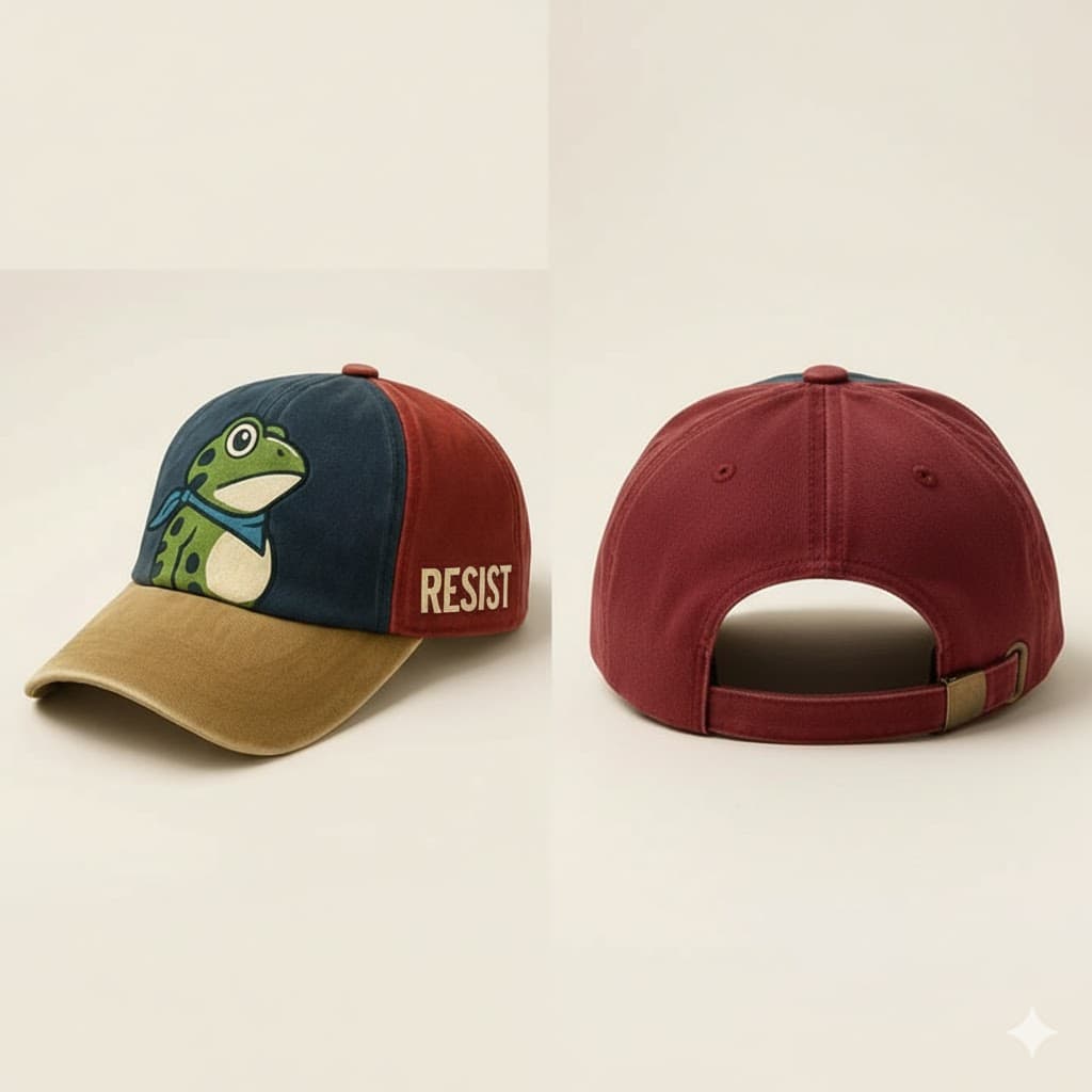 The "Resist Frog" Cap - Bold, Humorous, and Unapologetic - Image 3