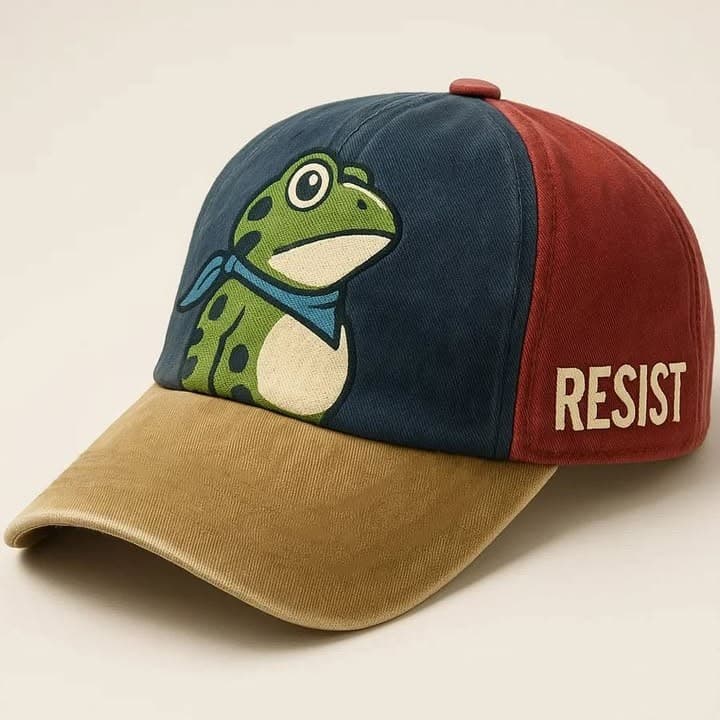 The "Resist Frog" Cap - Bold, Humorous, and Unapologetic - Image 1