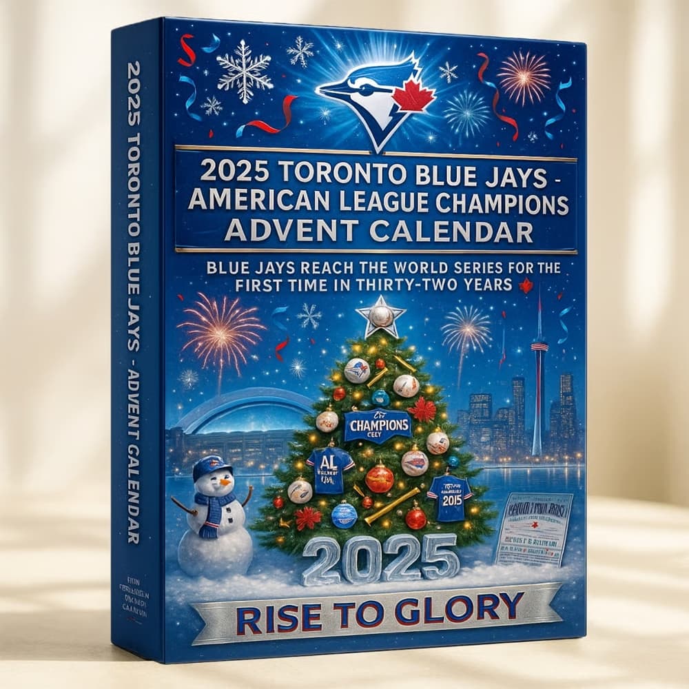 Toronto Blue Jays 2025 American League Champions Advent Calendar (24 MLB Ornaments) - Image 2