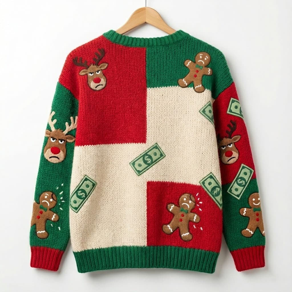 Ugly Christmas Sweater Too Old – “Too Old For This? Nah, I’m Just Getting Started!” - Image 2