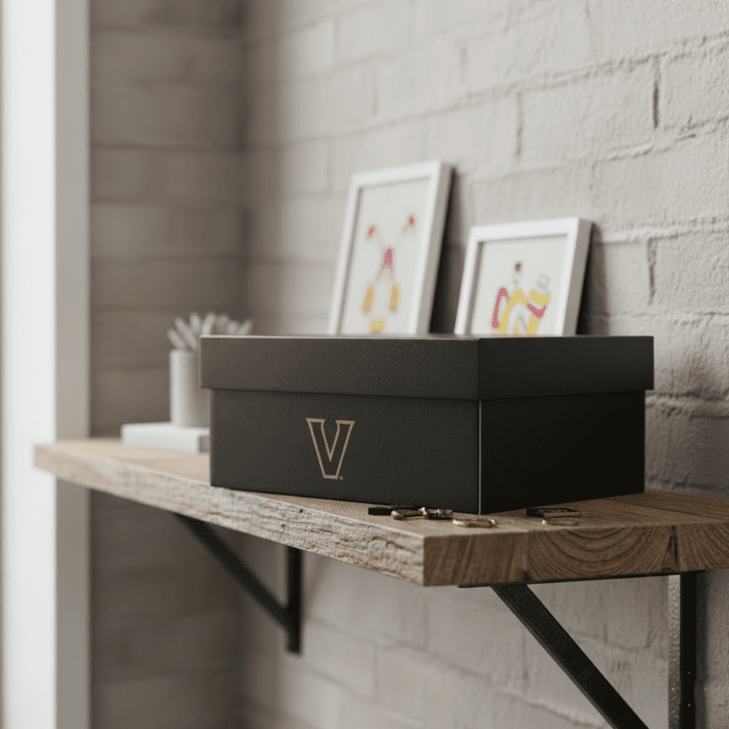 Vanderbilt Commodores Custom Clogs - Black & Gold Star Power - Image 3