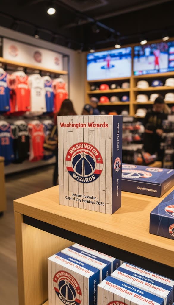 Washington Wizards Advent Calendar 2025 – NBA Holiday Countdown Gift Set for Basketball Fans - Image 3