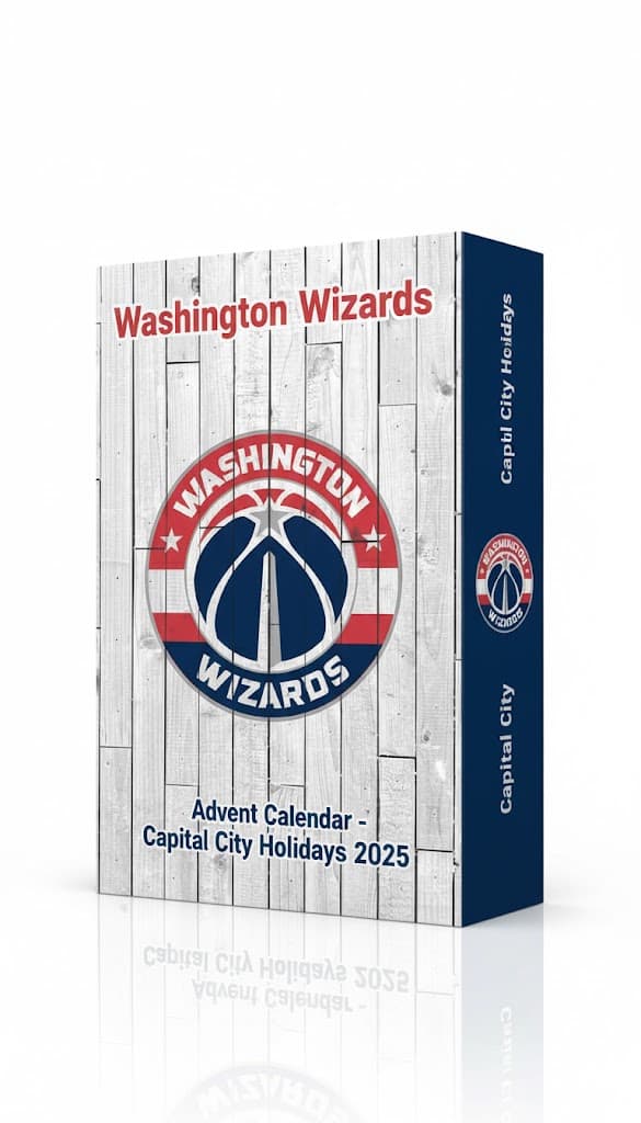 Washington Wizards Advent Calendar 2025 – NBA Holiday Countdown Gift Set for Basketball Fans - Image 1
